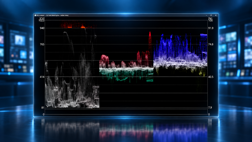 QSdiP Analyze: Waveform monitor