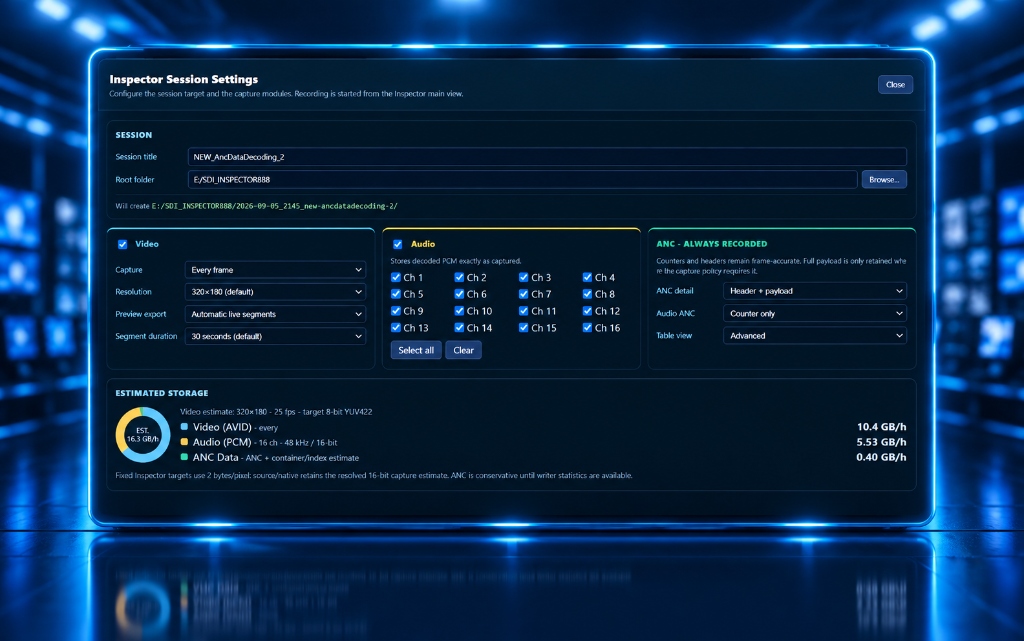 QSdiP Review: Capture configuration