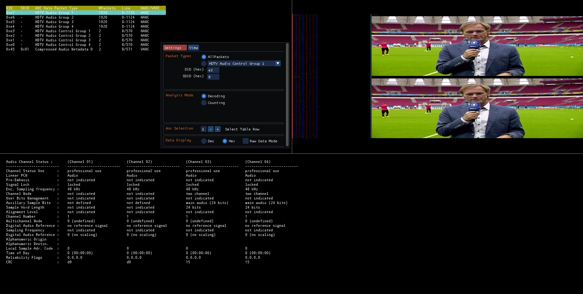 ANC data screenshot 1